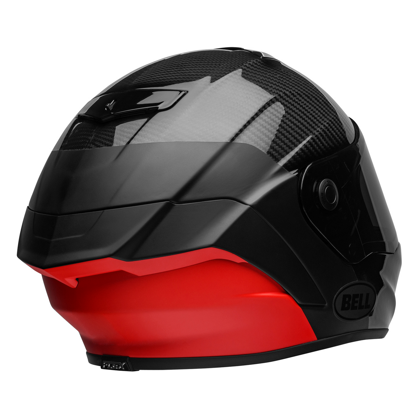 Bell Race Star Flex DLX - Lux Matt/Gloss Black/Red - Includes Protint Visor