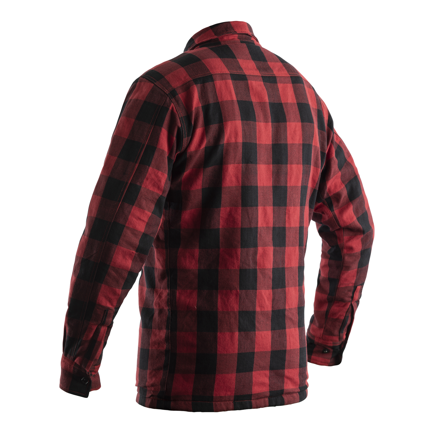 RST Lumberjack Aramid Lined Textile Riding Shirt - CE APPROVED - Red