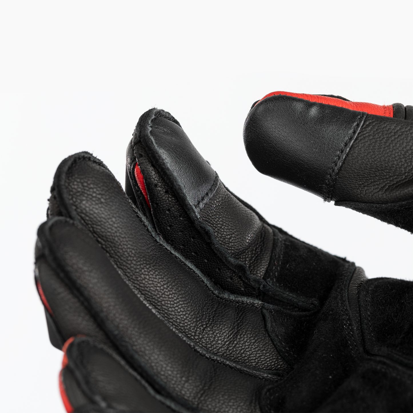 RST GT Leather Racing/Riding Gloves - CE Approved - Red