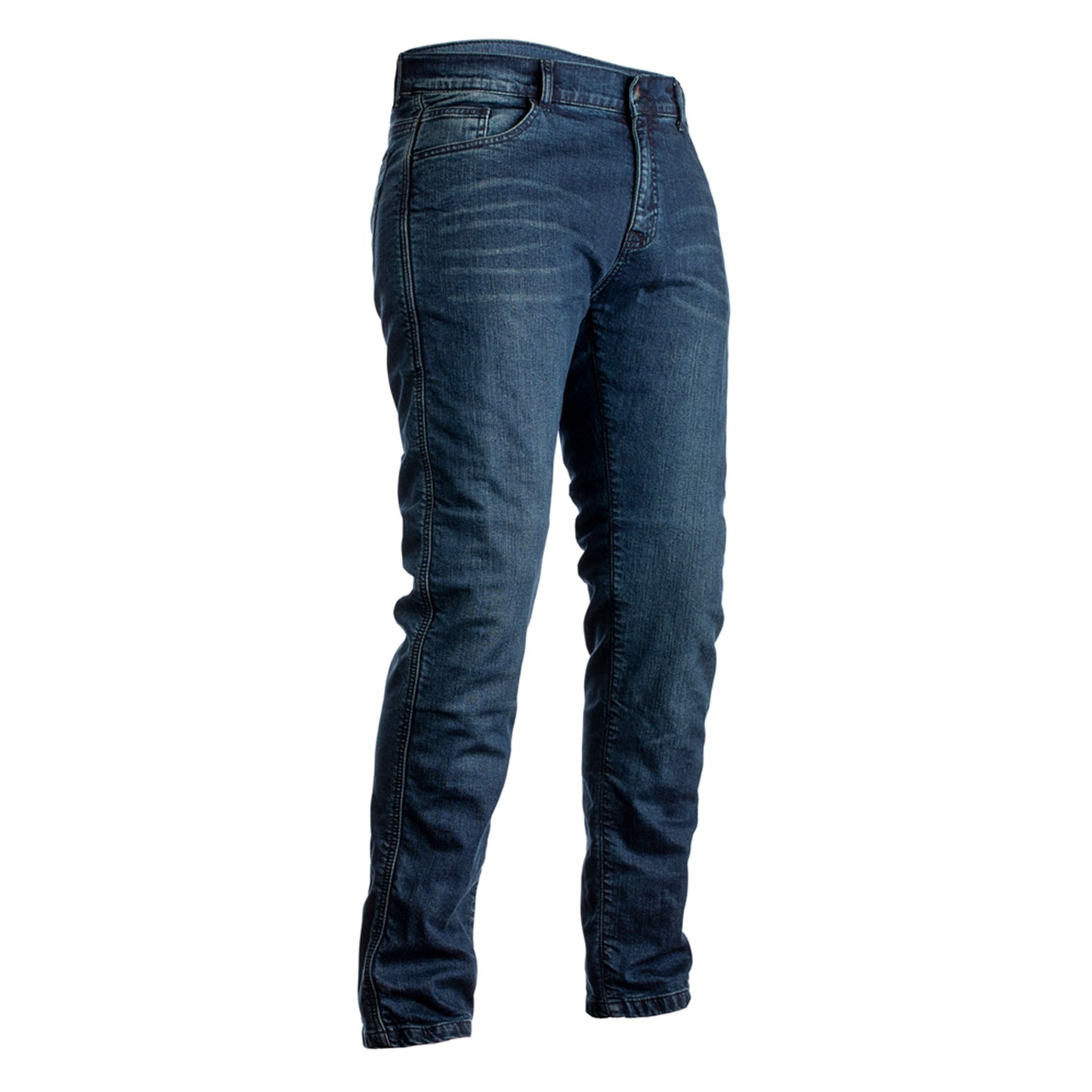 RST Reinforced Straight Leg (CE) Men's Jeans - Includes Knee Armour - Regular Length - Dark Wash Blue