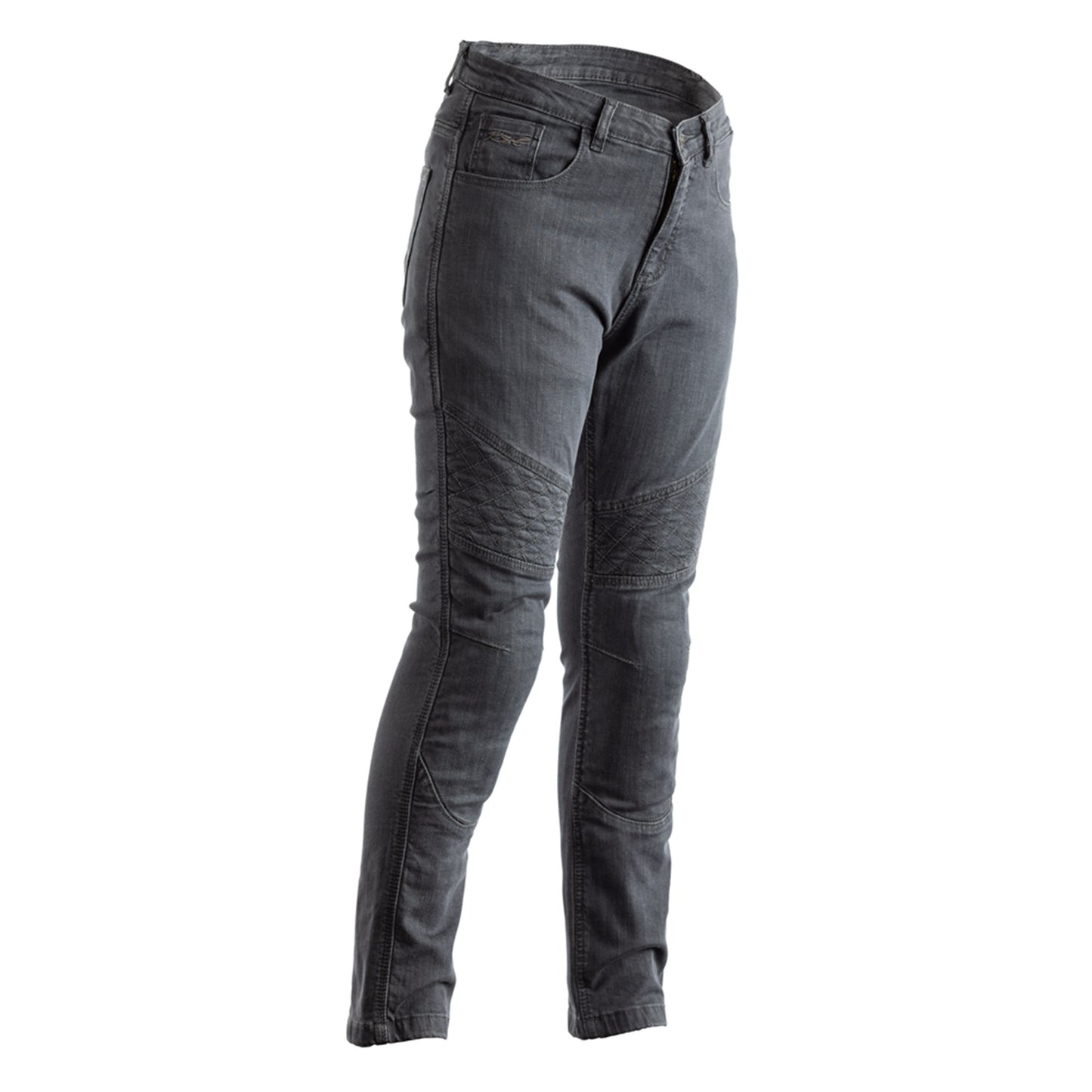 RST Reinforced Straight Leg (CE) Ladies Jeans - Includes Knee Armour - Regular Length - Grey