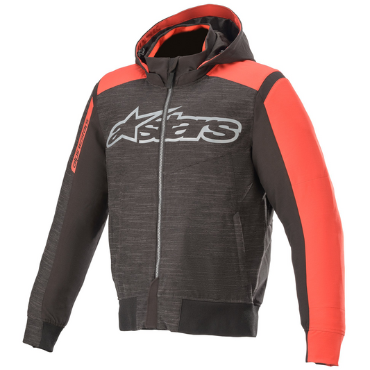 Alpinestars Rhod Windproof Hoodie - Black/Bright Red (1303)