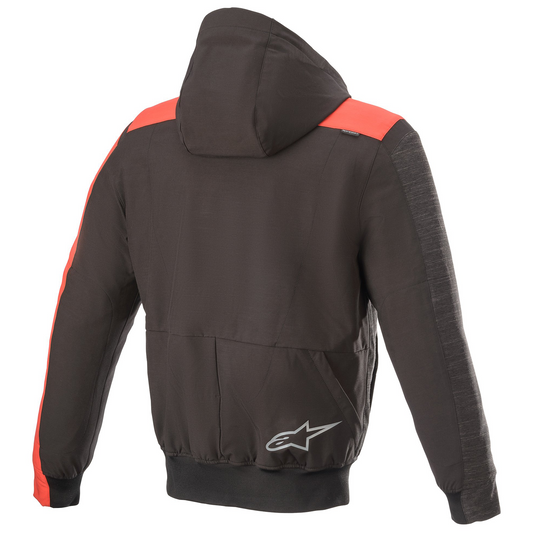 Alpinestars Rhod Windproof Hoodie - Black/Bright Red (1303)