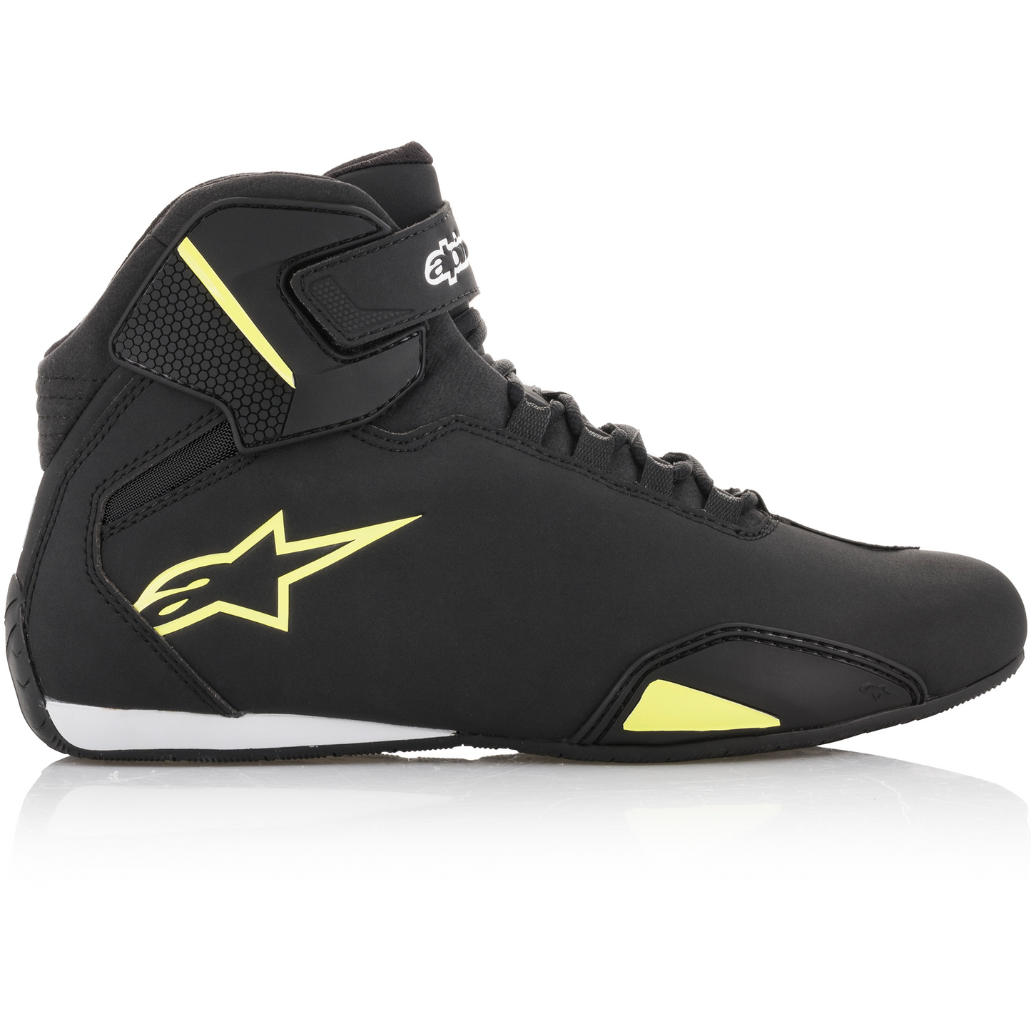 Alpinestars Sektor Shoes - Black/Flo Yellow