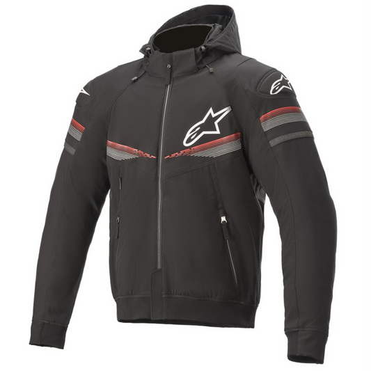 Alpinestars Sektor v2 Tech Hoodie - Black Bright Red