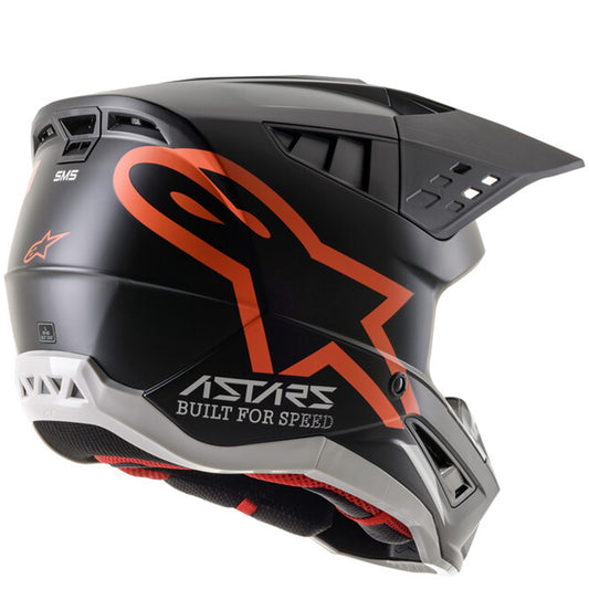 Alpinestars S-M5 Compass - Black / Orange Flo Matt (1149)