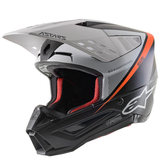 Alpinestars S-M5 Rayon - Black/White/Orange Flo (1242)
