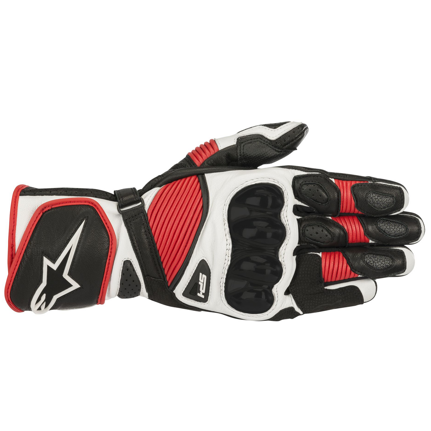 Alpinestars SP-1 V2 Gloves - Black/White/Red - (123)