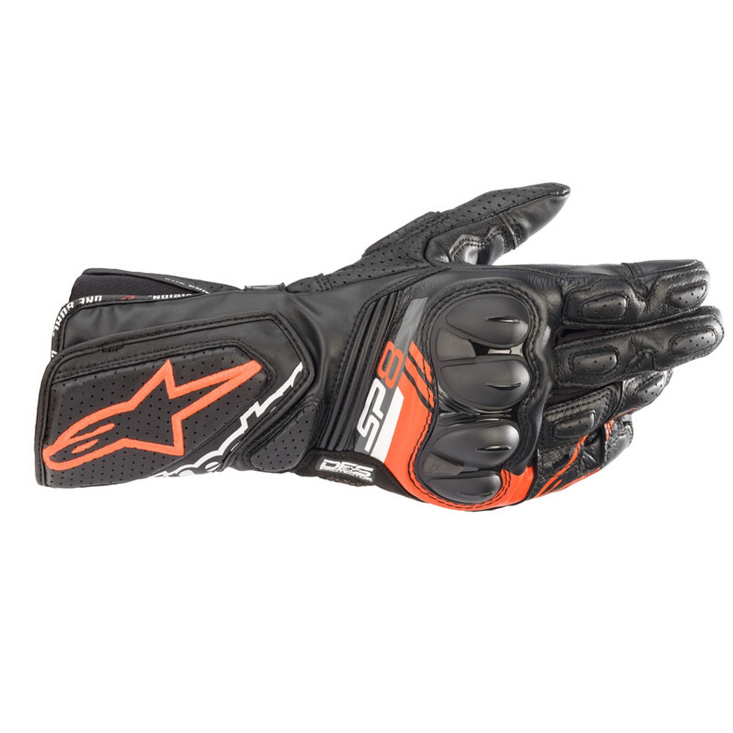 Alpinestars SP-8 V3 Gloves - Black/Red fluo (1030)