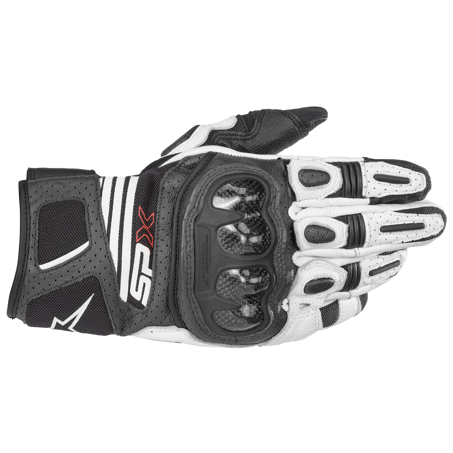 Alpinestars SP-X Air Carbon V2 Gloves - Black/White