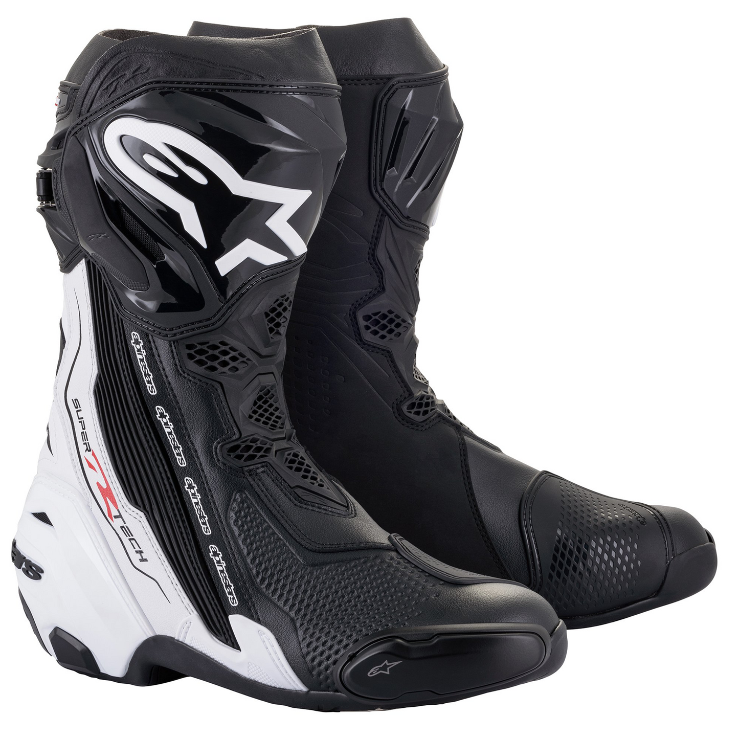 Alpinestars Supertech R Boots (Latest Version) - Black/White