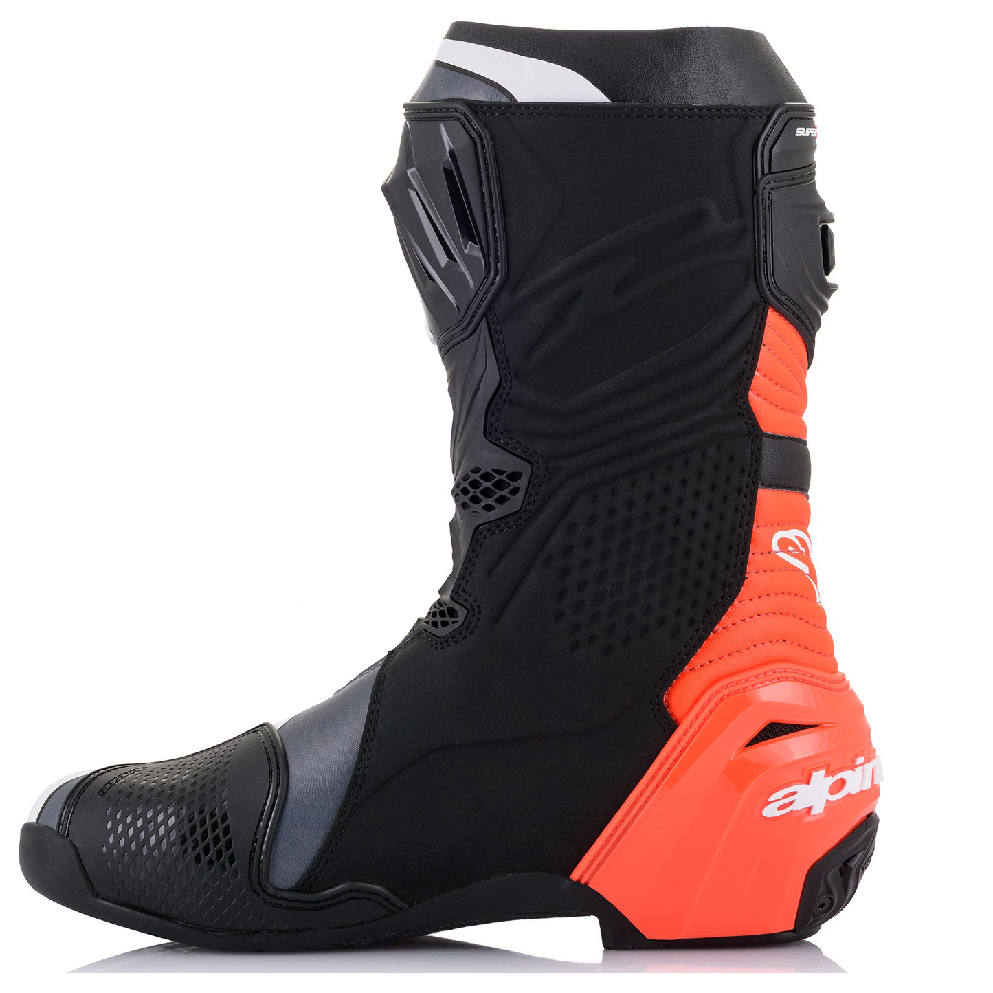 Alpinestars Supertech R Boots (2021) - Blk/Red F/Whi/Gry