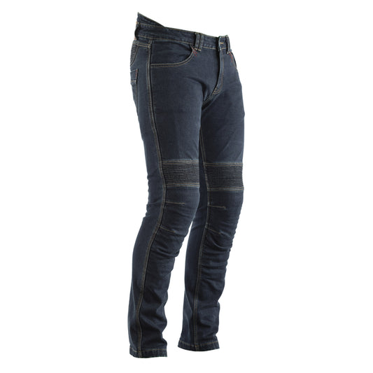 RST Reinforced Tech Pro CE Men's Denim Jeans - Includes Knee and Hip Armour - Short Length - Dark Wash Blue