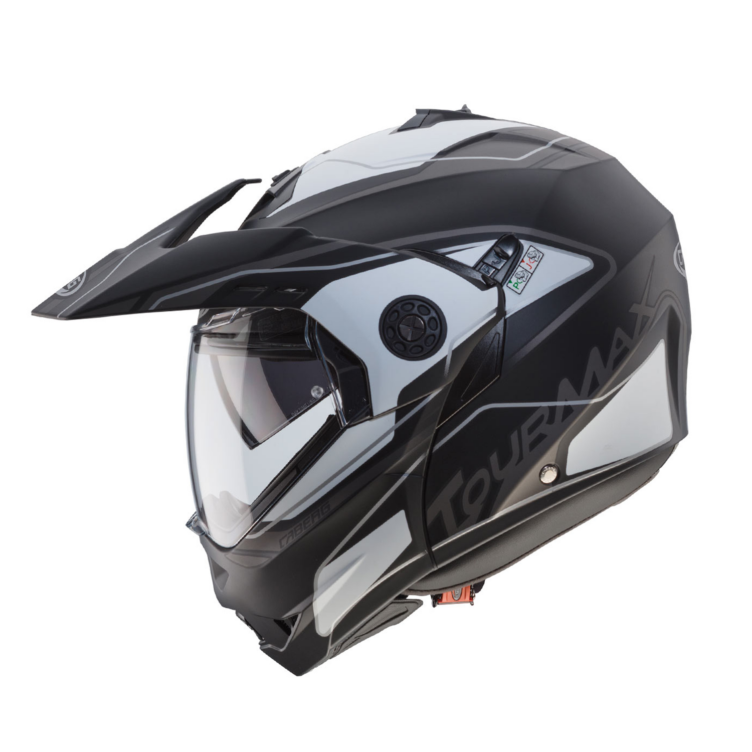 Caberg Tourmax Marathon Matt Black/White/Anthracite Motorcycle