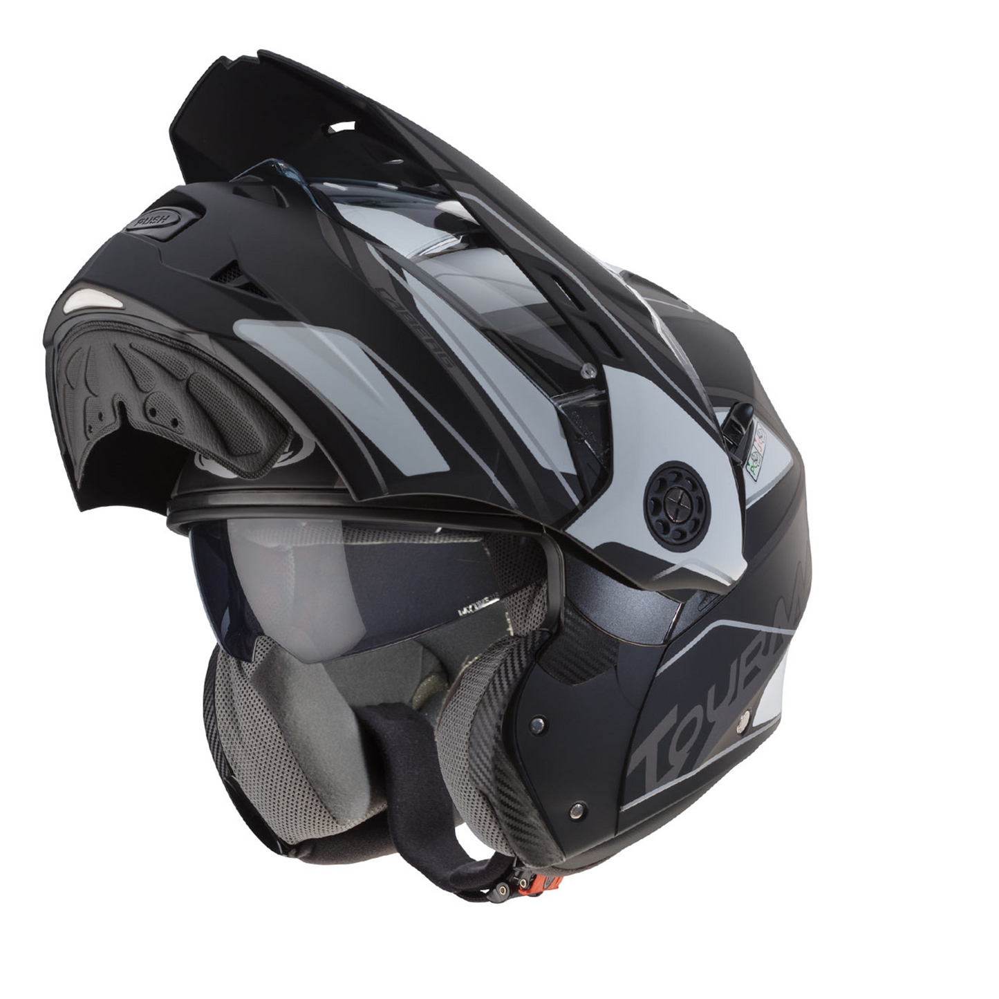 Caberg Tourmax Marathon Matt Black/White/Anthracite Motorcycle