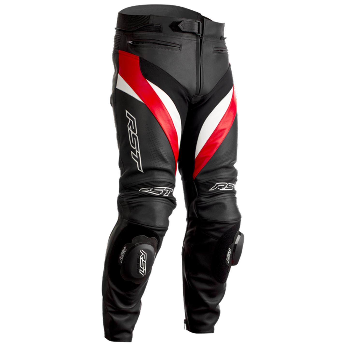 RST Tractech Evo 4 (CE) Mens Leather Jean - Black / Red / White