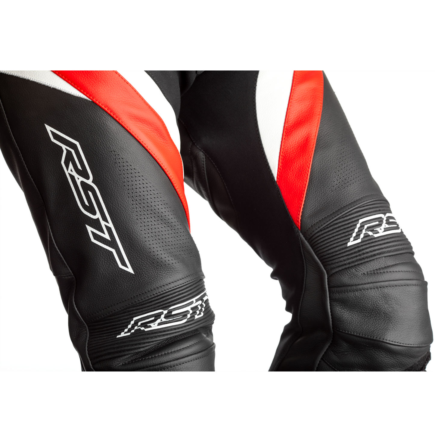 RST Tractech Evo 4 (CE) Mens Leather Jean - Black / Red / White