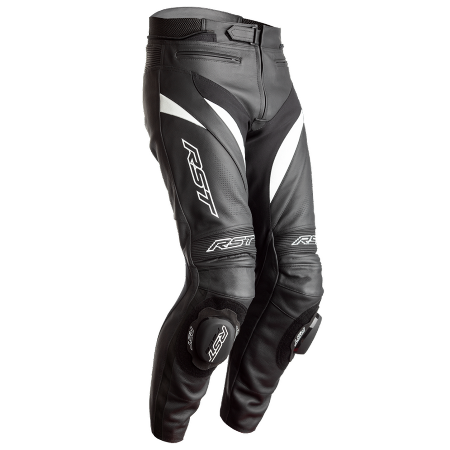 RST Tractech Evo 4 (CE) Mens Leather Jean - Black / White