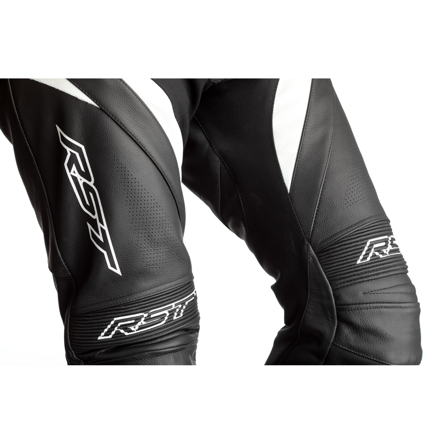 RST Tractech Evo 4 (CE) Mens Leather Jean - Black / White