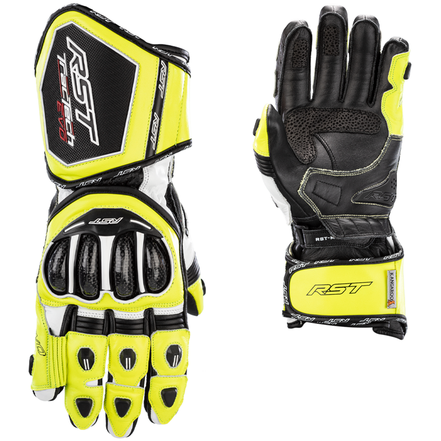 RST Tractech Evo 4 (CE) Gloves - Flo Yellow