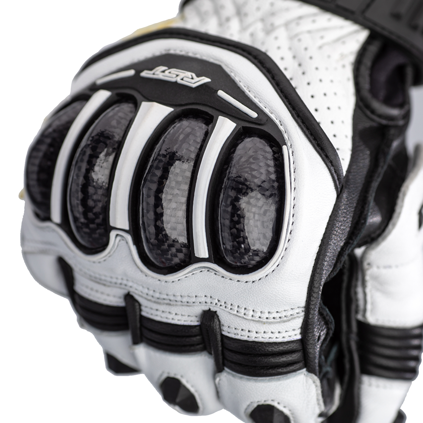 RST Tractech Evo 4 Short (CE) Gloves - White