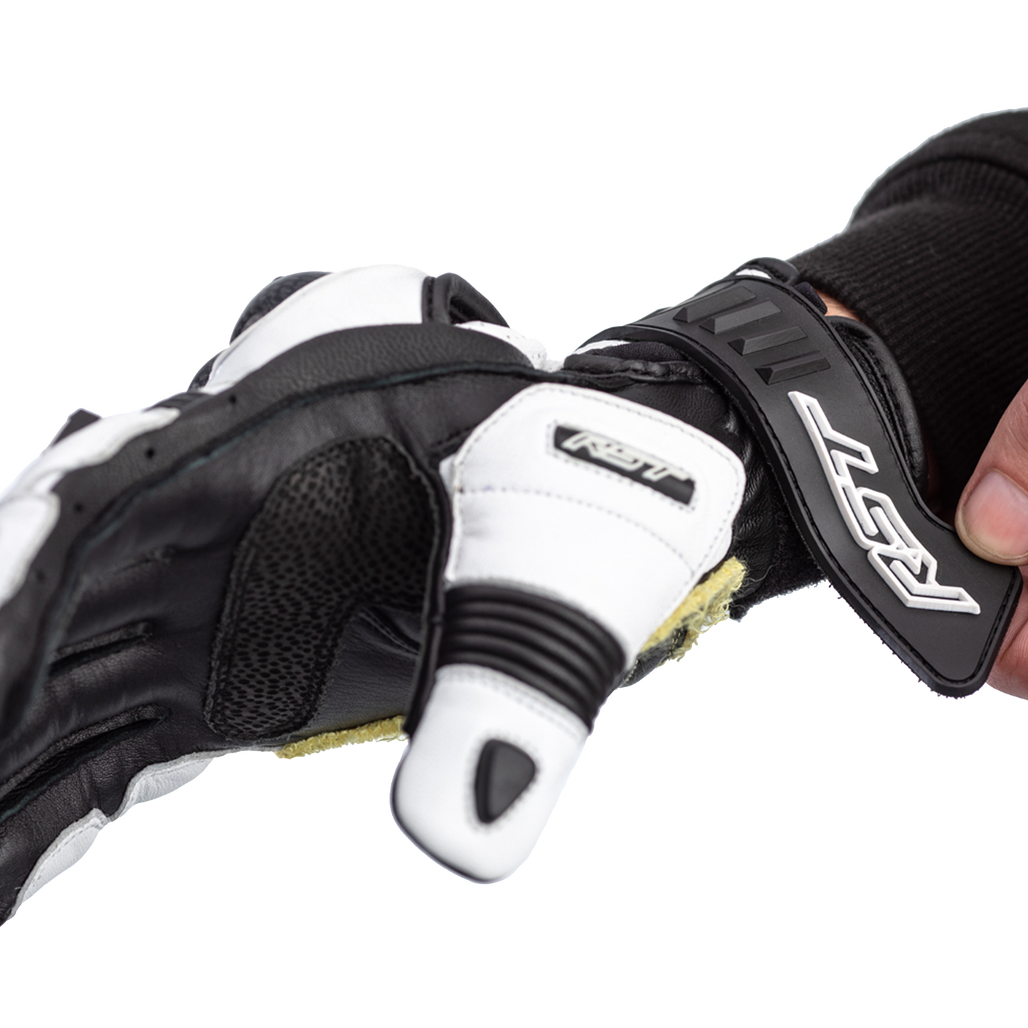 RST Tractech Evo 4 Short (CE) Gloves - White