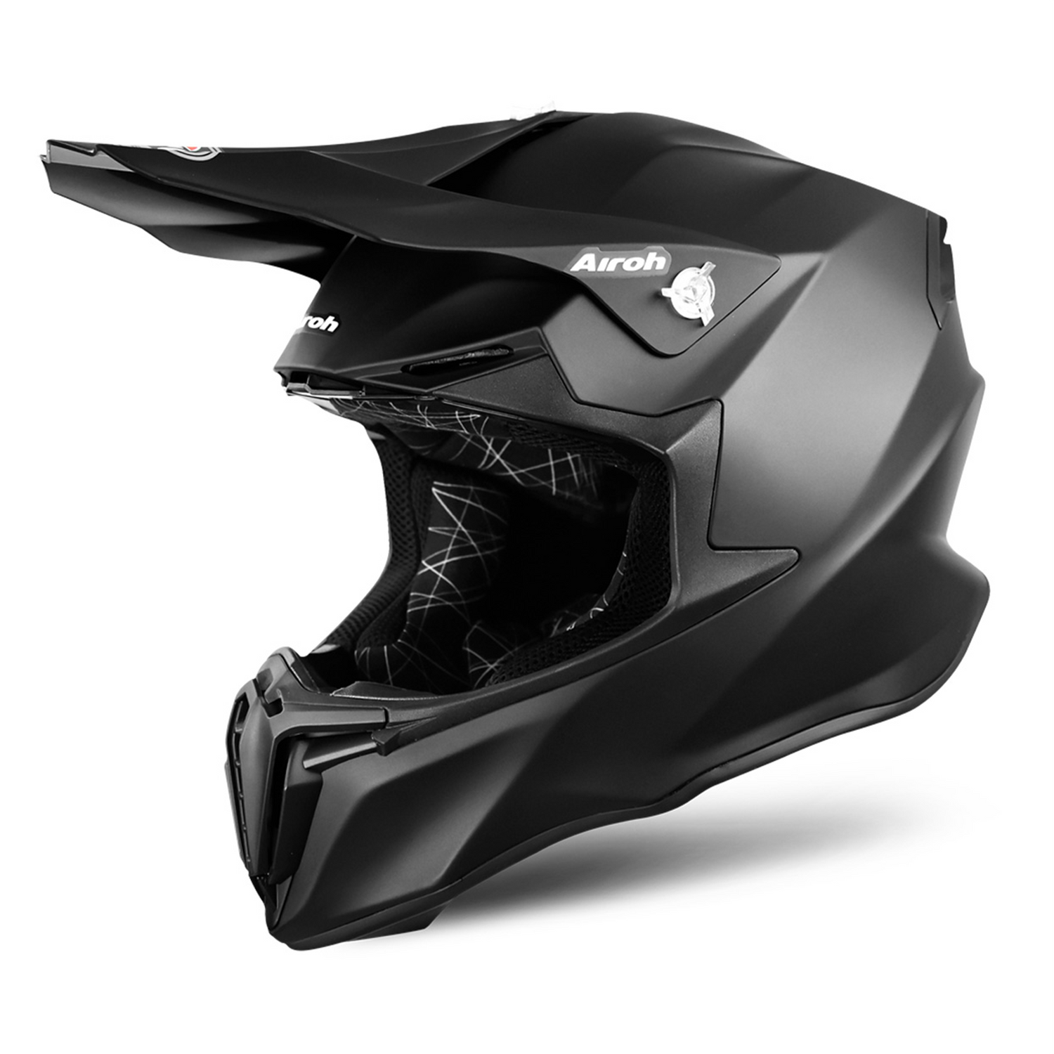 airoh 2017 twist matte black helmet Peak Wind tunnel optimized ventilation system EM MOTO | Airoh -