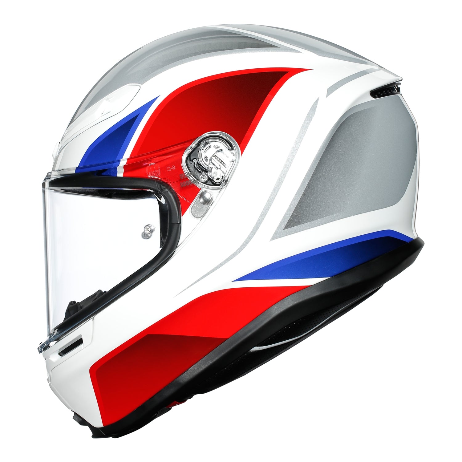 agv k6 hyphen helmet Suitable for every type of riding and all road surfaces AGV K6 HYPHEN WHITE/RED/BLUE -