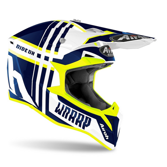 Airoh Wraap - Broken Blue Gloss